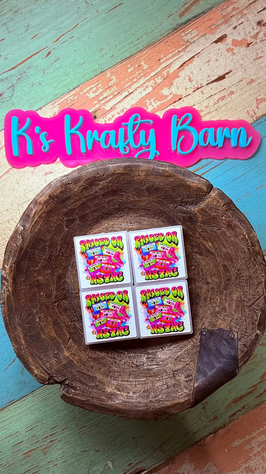 Silicone Focal Bead- Raised on NSync K's Krafty Barn