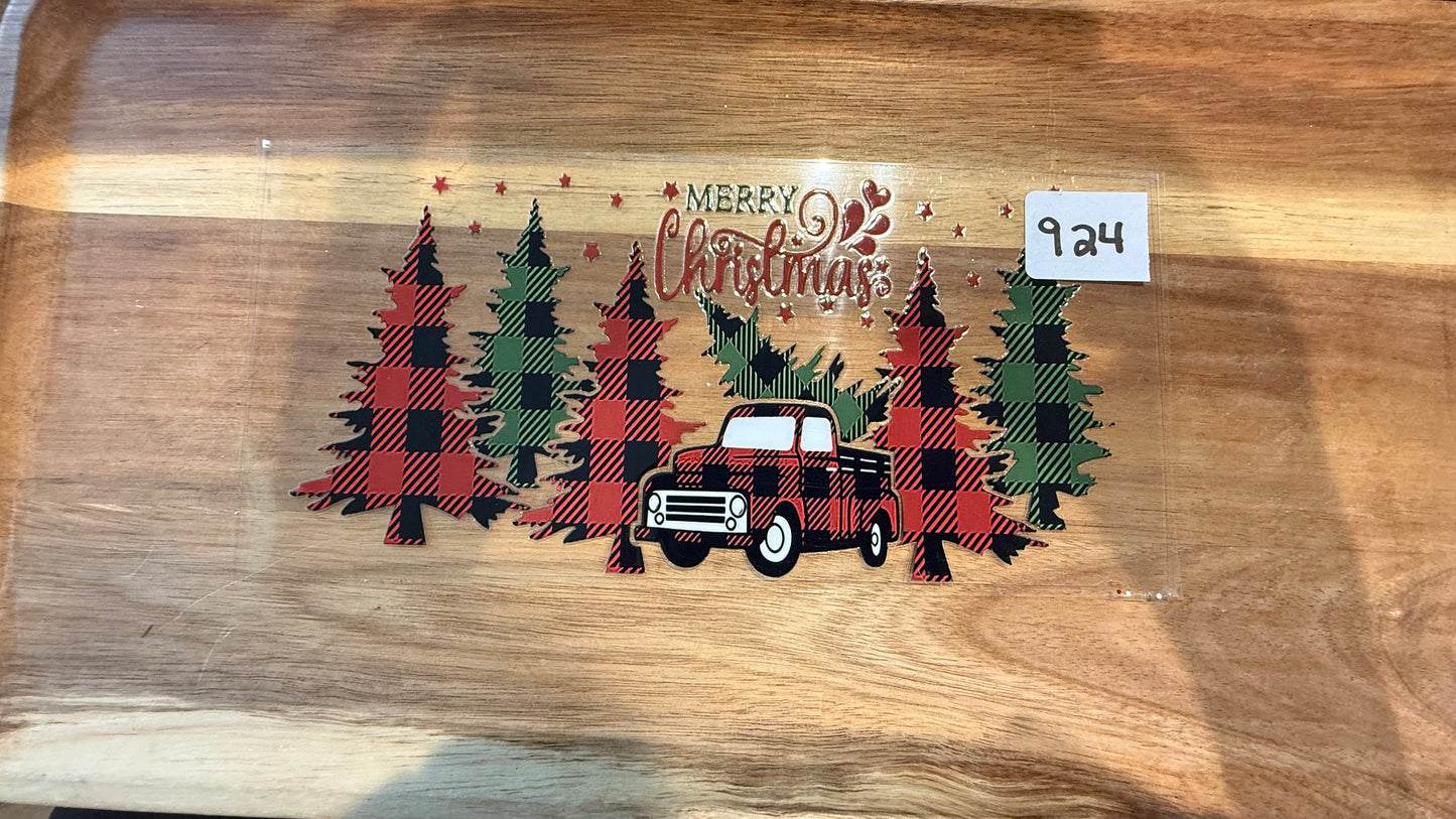 #924 Christmas truck