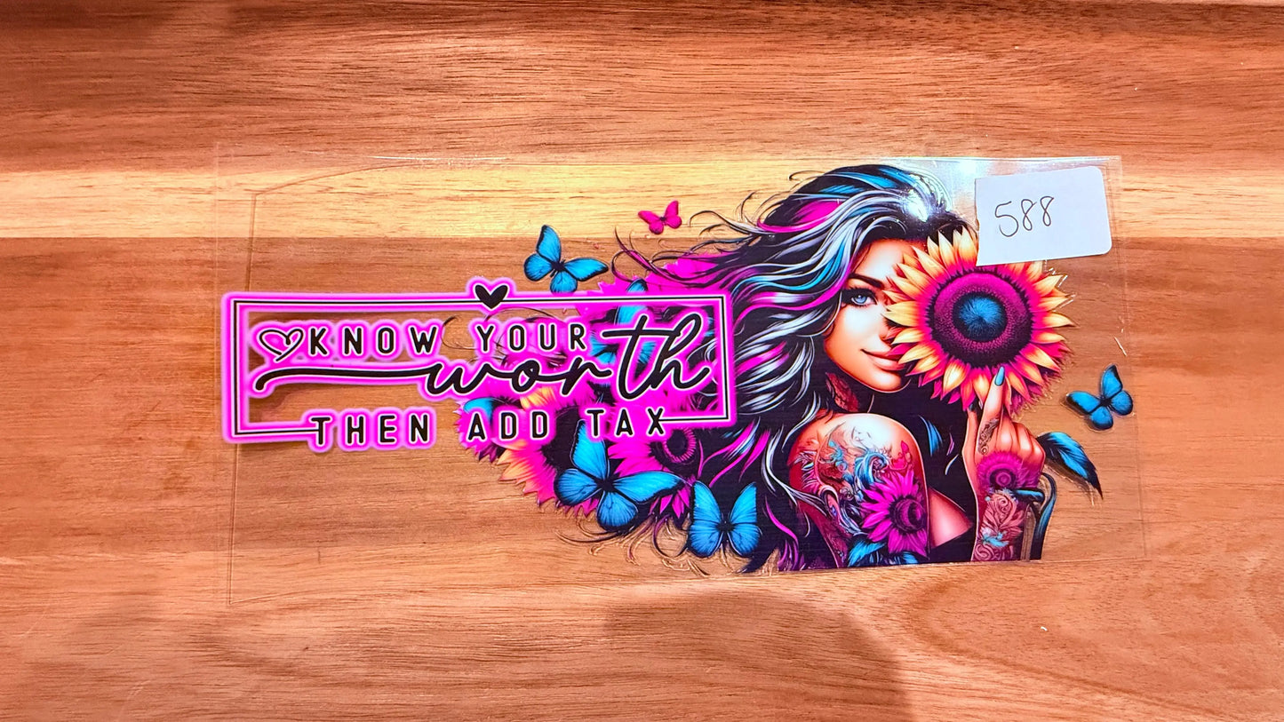 #588 Know Your Worth K's Krafty Barn