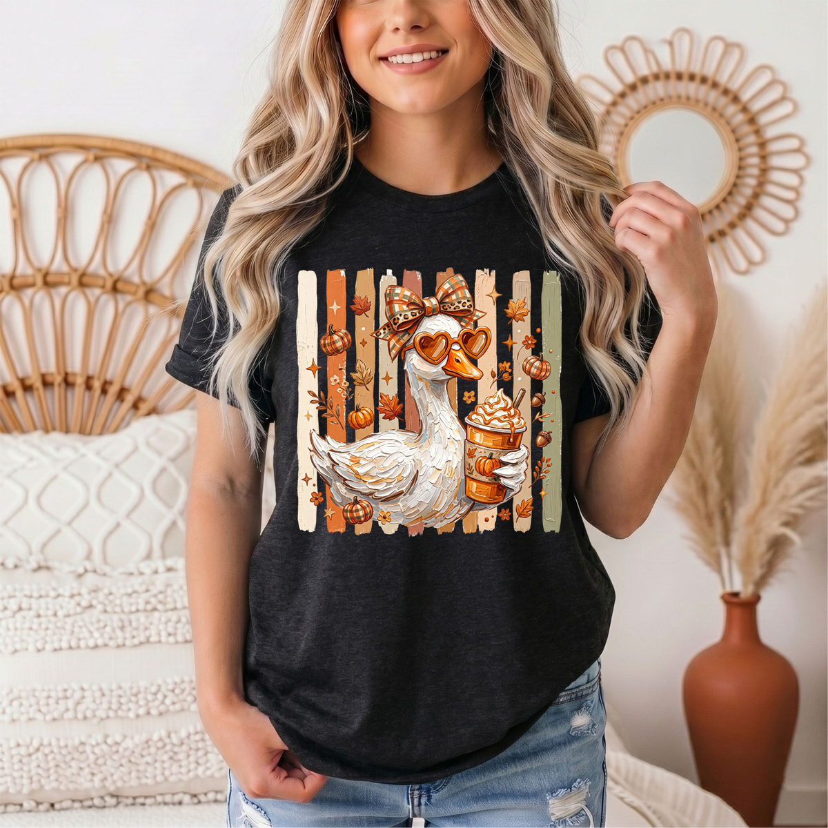 Pumpkin Spice Goose Premium Graphic Tee