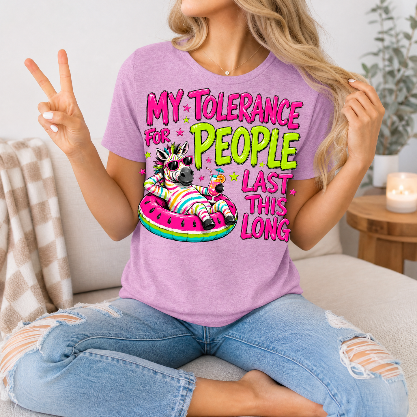 My Tolerance For People Premium Graphic Tee