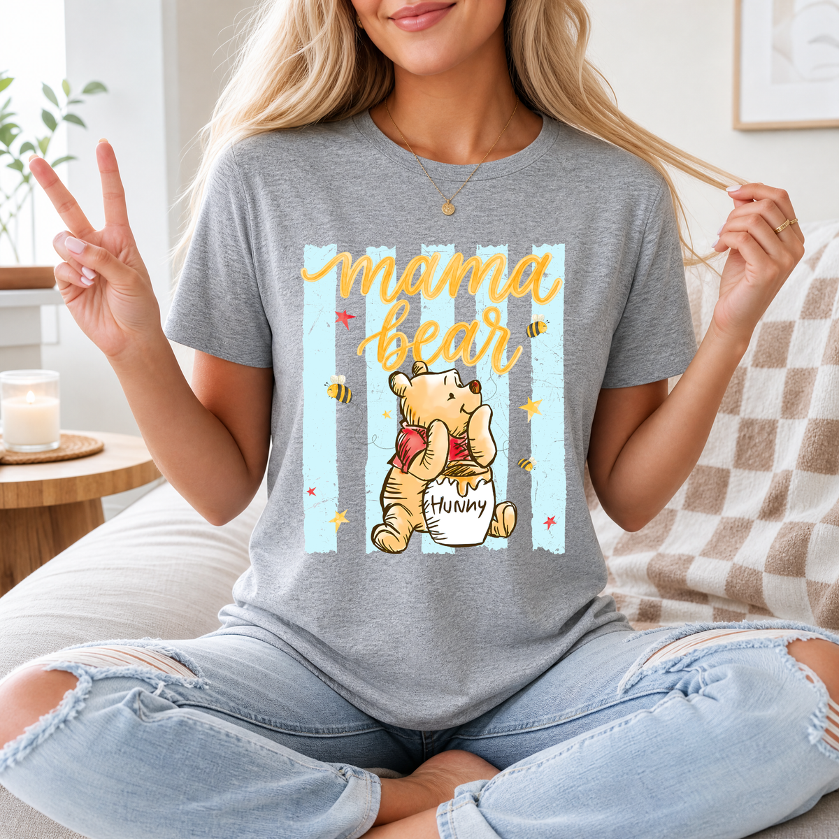 Mama Bear Honey Pot Graphic Tee