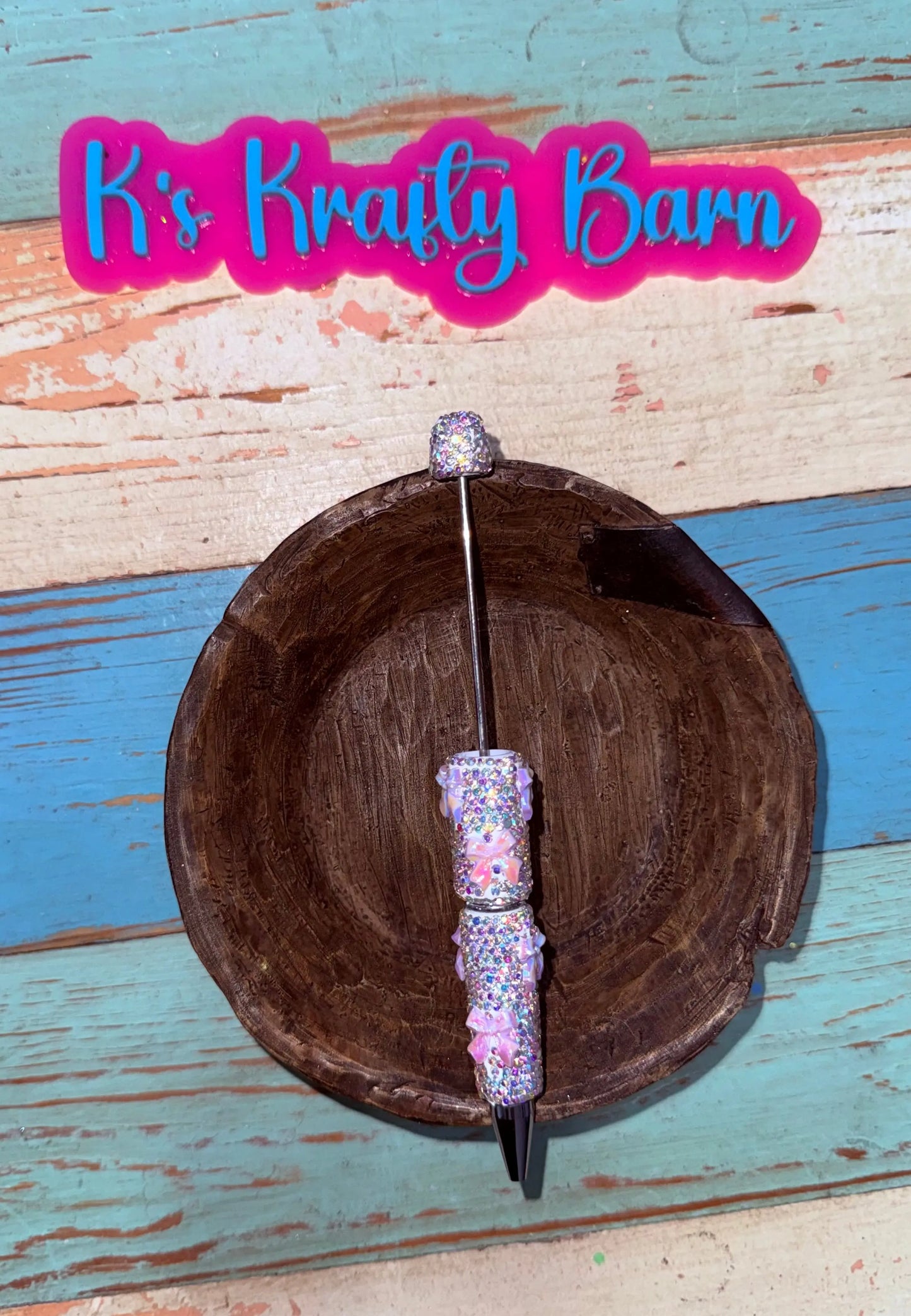 Beadable Pens-Rhinestone Super Blingy “Fancy” K's Krafty Barn