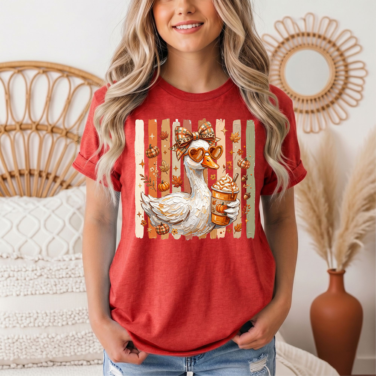 Pumpkin Spice Goose Premium Graphic Tee
