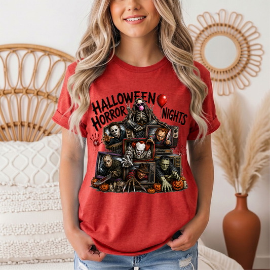 Halloween Horror Nights Vintage TV Graphic Tee