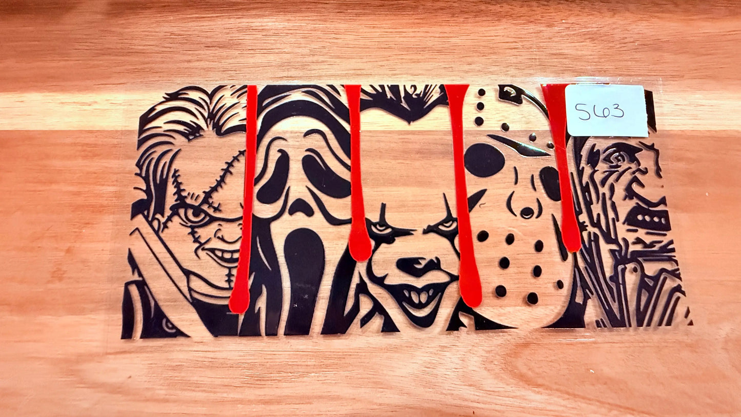 #563 Spooky Faces K's Krafty Barn