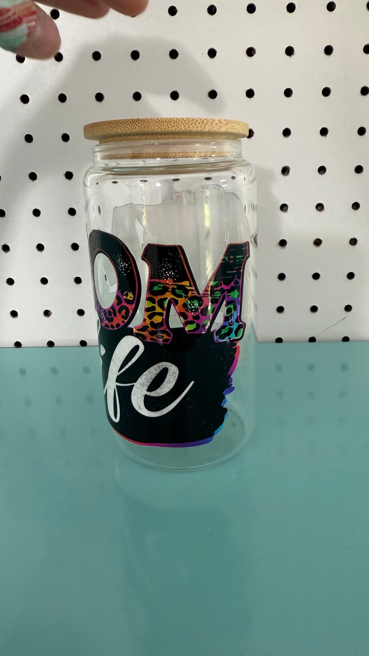 Mom Life 16oz Glass Libby