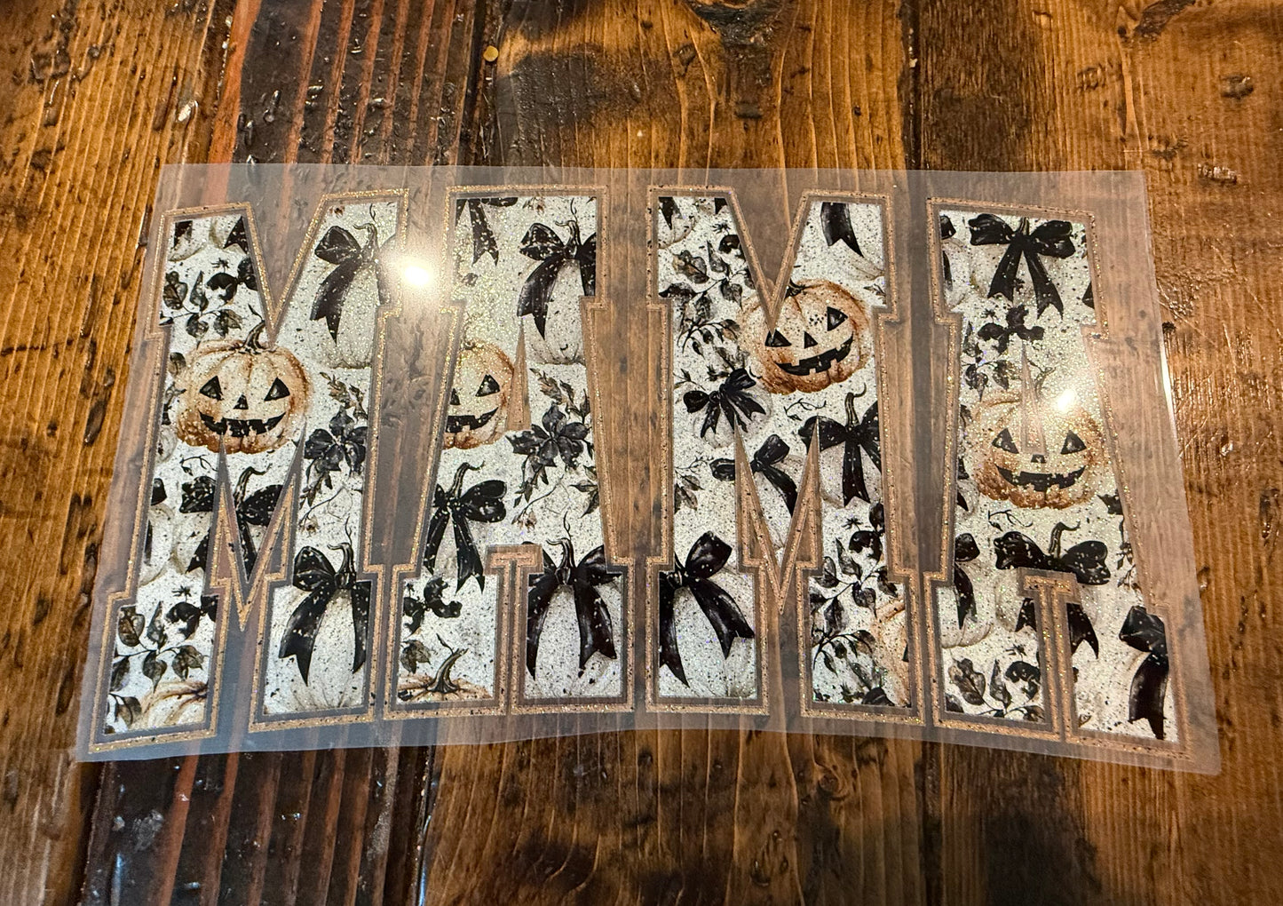 Glitter Pumpkin Mama