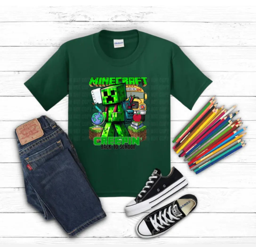 Minecraft Back to School K's Crafty Vibes Co.