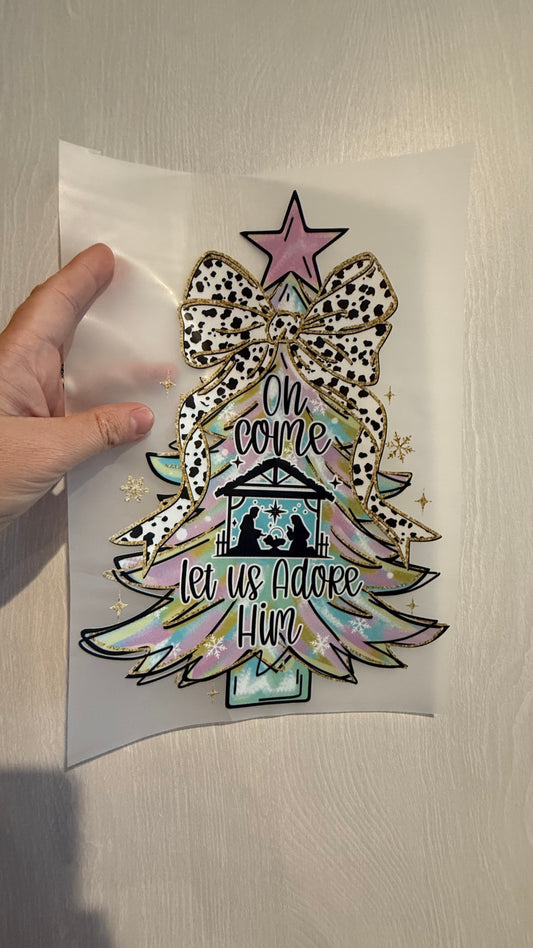 Oh come let us adore Him