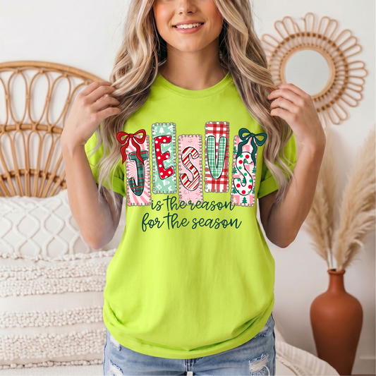 Jesus Is the Reason for the Season Christmas Graphic Tee
