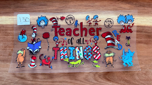 #130 Teacher Cat N Hat