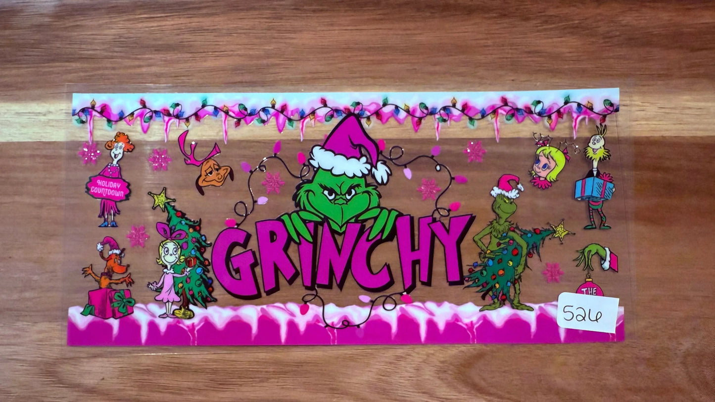 #526 Pink Grinchy K's Krafty Barn