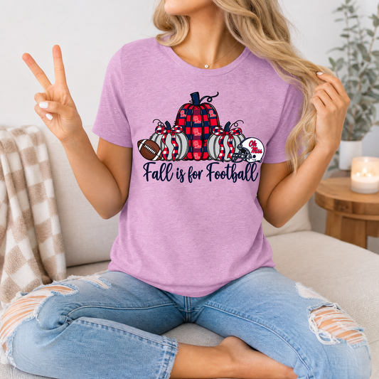 Fall Is For Football - Mississippi Premium Graphic Tee