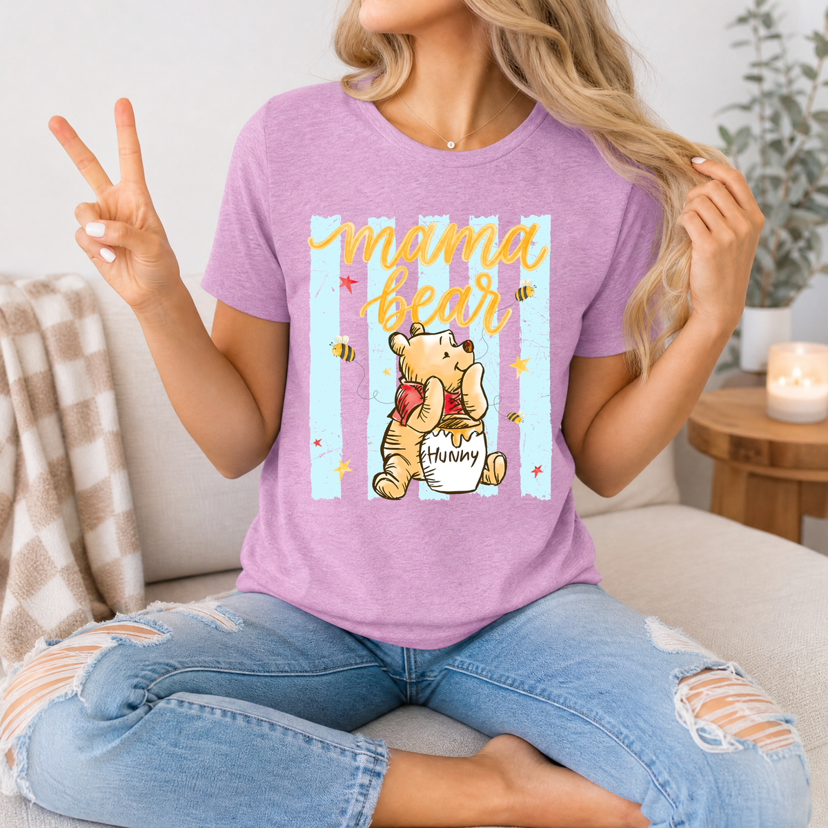 Mama Bear Honey Pot Graphic Tee