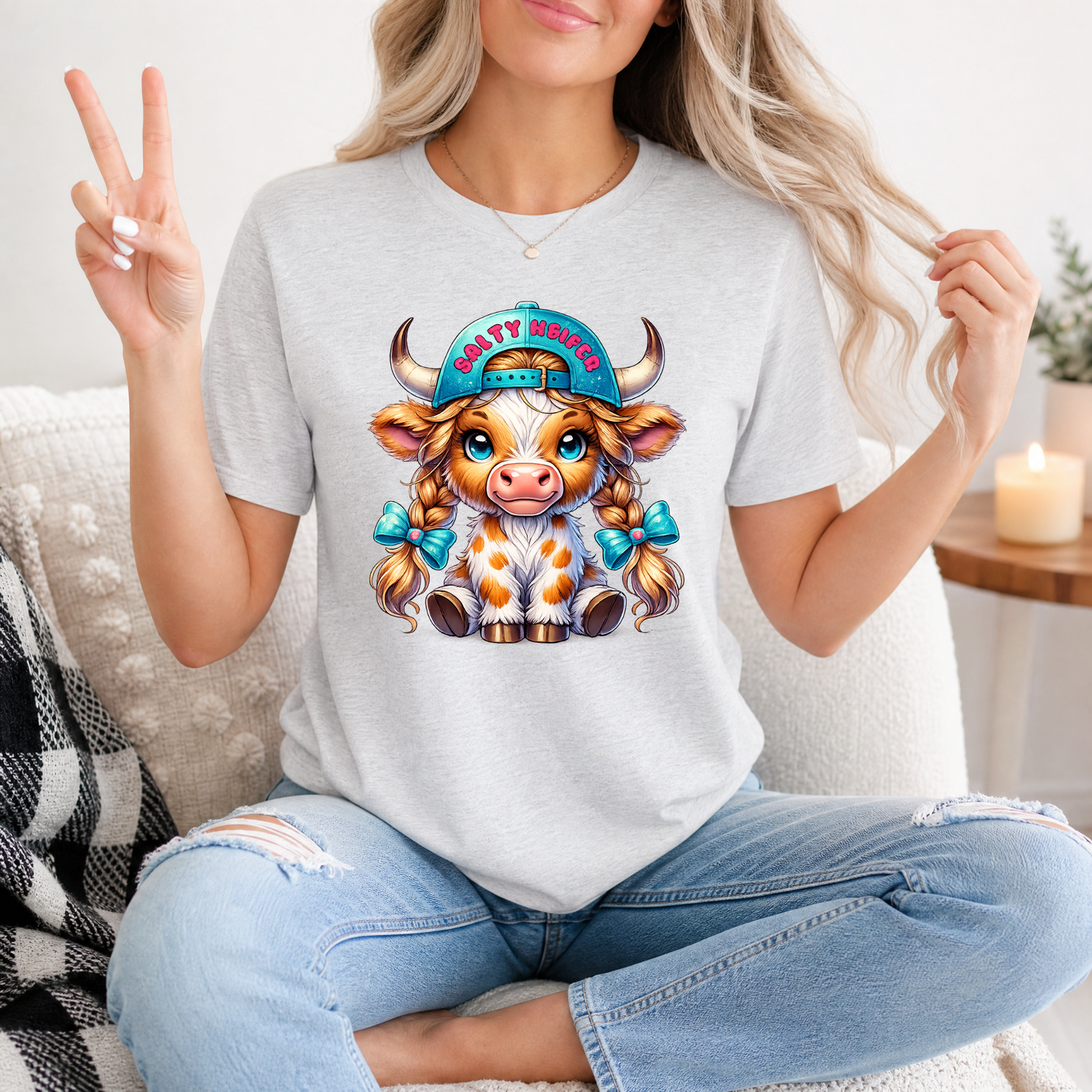 Salty Heifer Premium Graphic Tee