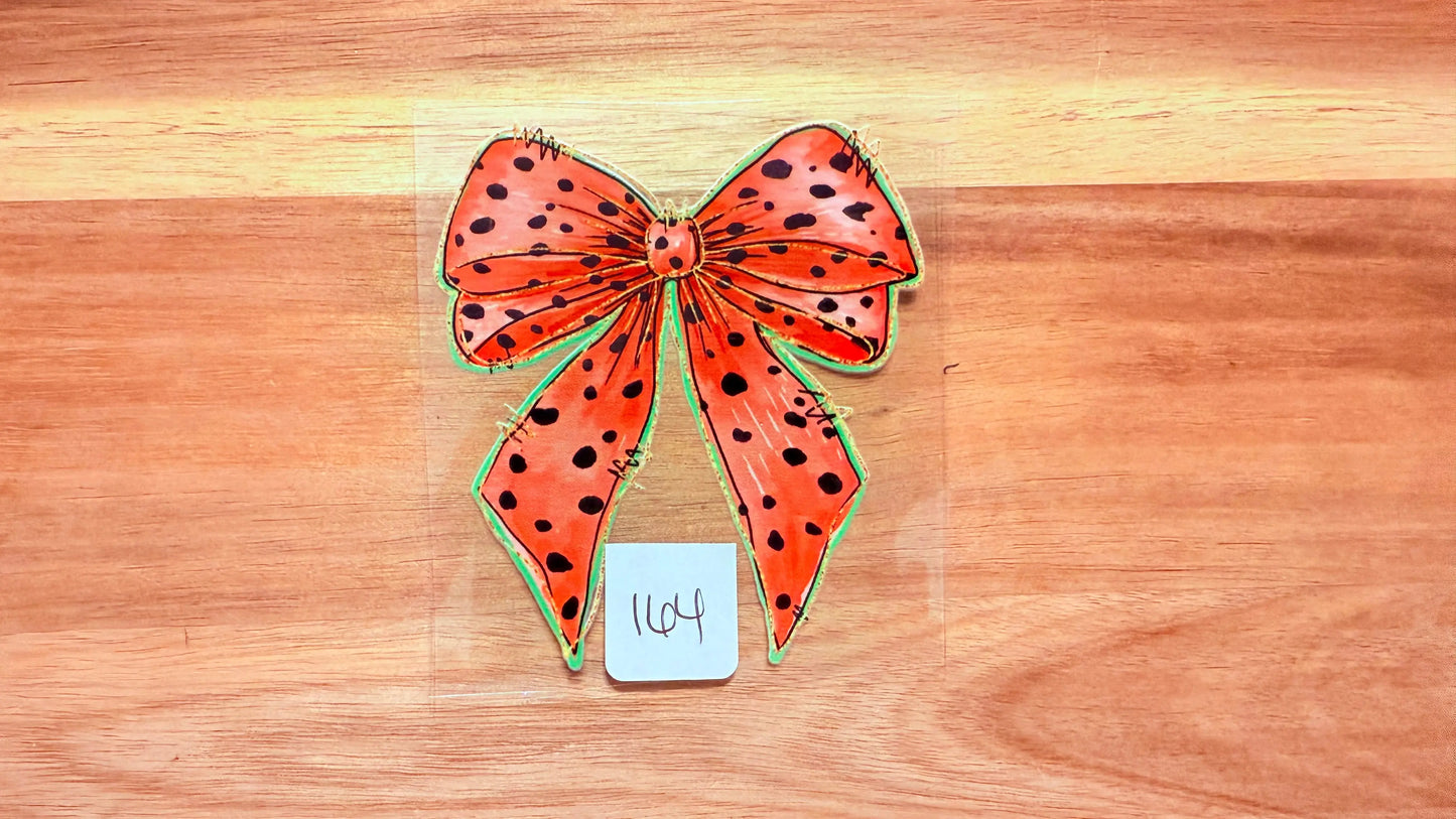 #164 Watermelon bow K's Krafty Barn