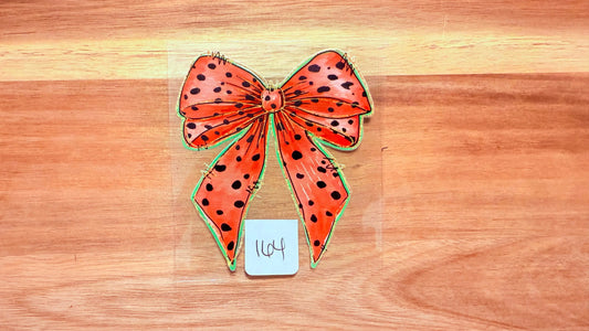 #164 Watermelon bow K's Krafty Barn