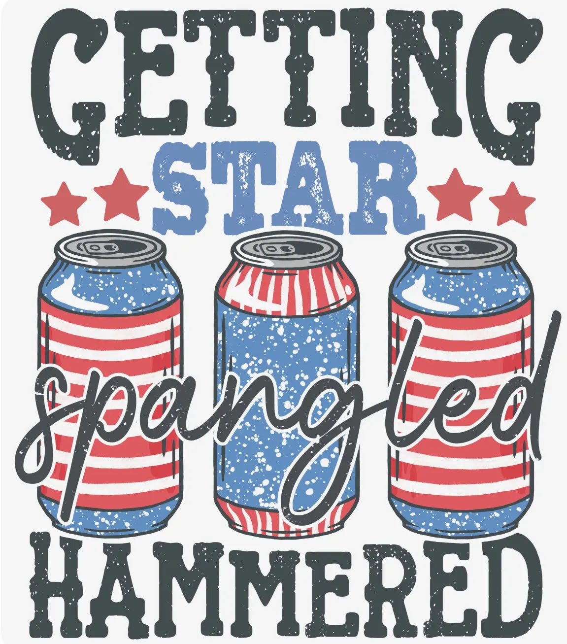 Getting Star Spangled Hammer K's Crafty Vibes Co.