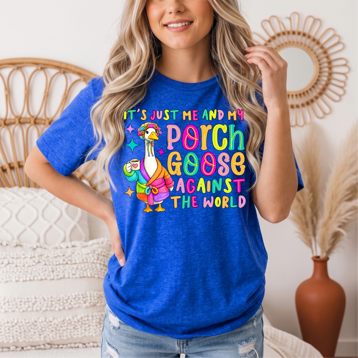 Me and My Porch Goose Against the World Graphic Tee
