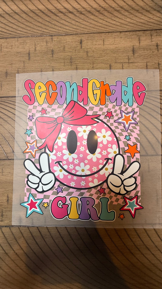 Second grade girl