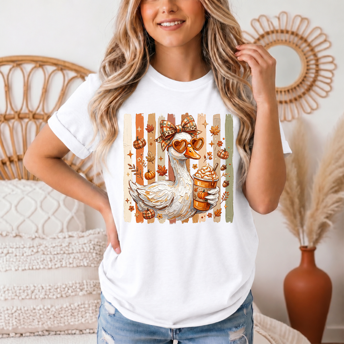 Pumpkin Spice Goose Premium Graphic Tee