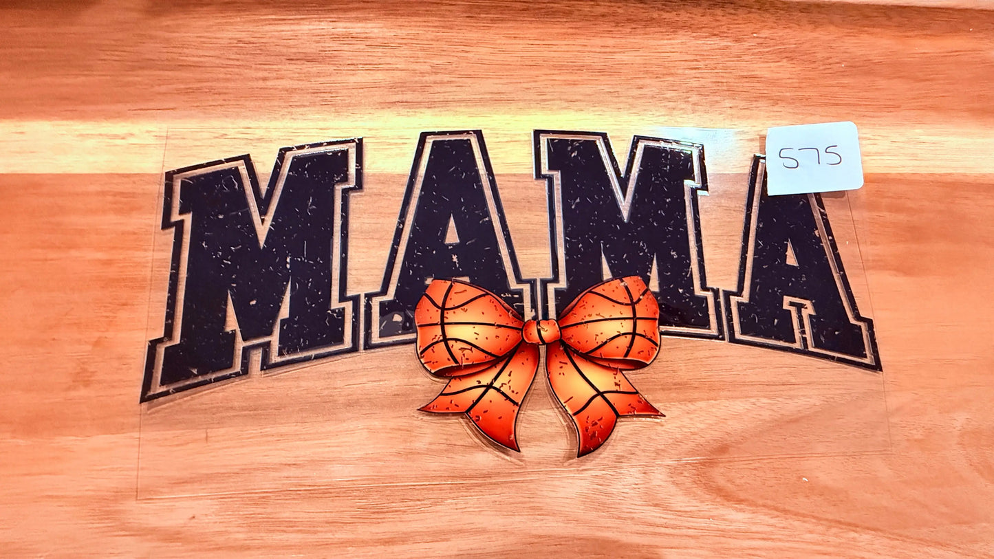 #575 Mama Basketball Bow K's Krafty Barn