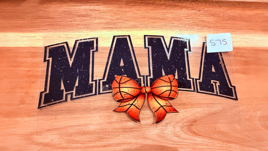 #575 Mama Basketball Bow