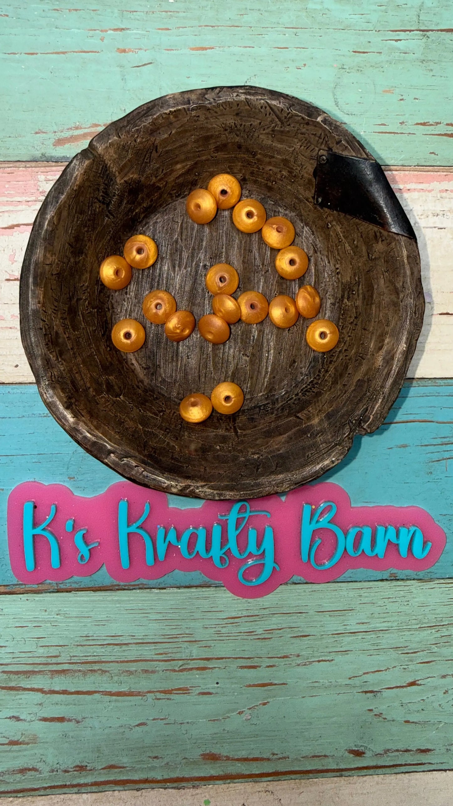 12mm Silicone Lentil spacers for beadable items-20pk K's Krafty Barn