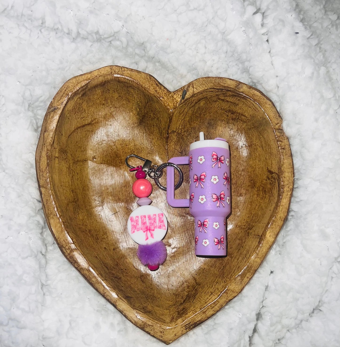 Mama Keychain/Chapstick Holder K's Crafty Vibes Co.