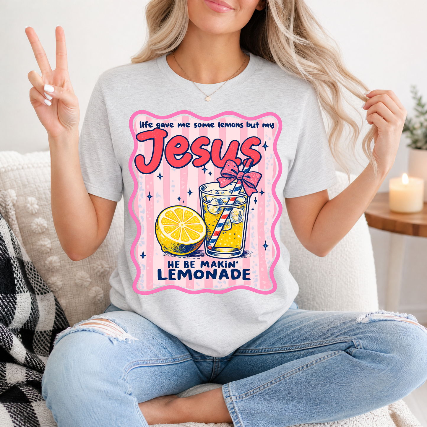 He Be Making Lemonade Premium Graphic Tee