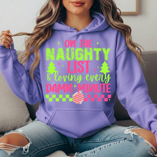 Naughty List Premium Graphic Hoodie