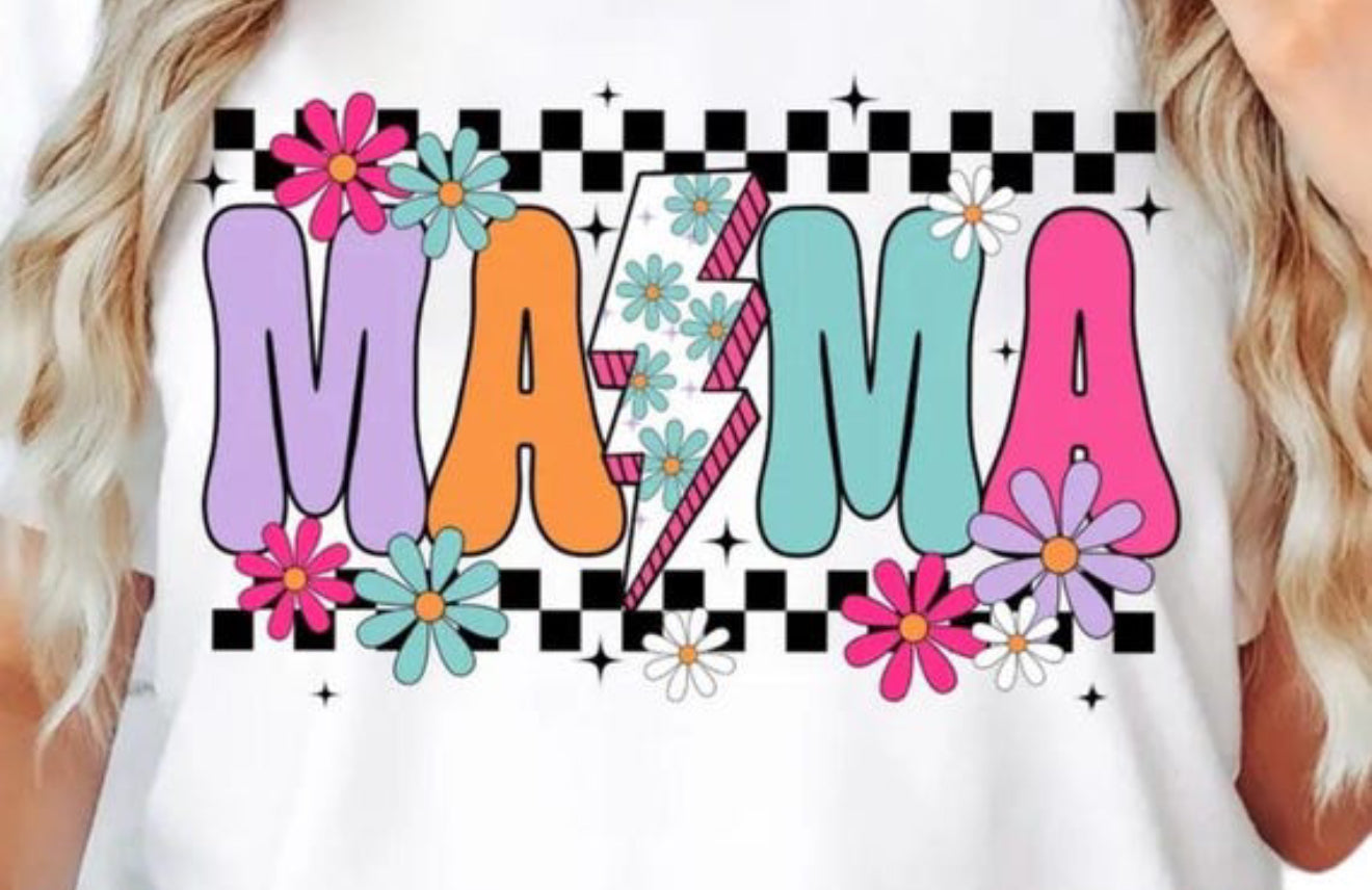 Mama-daisy lightning bolt