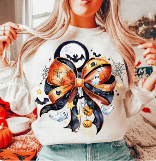 Halloween Bow Glitter