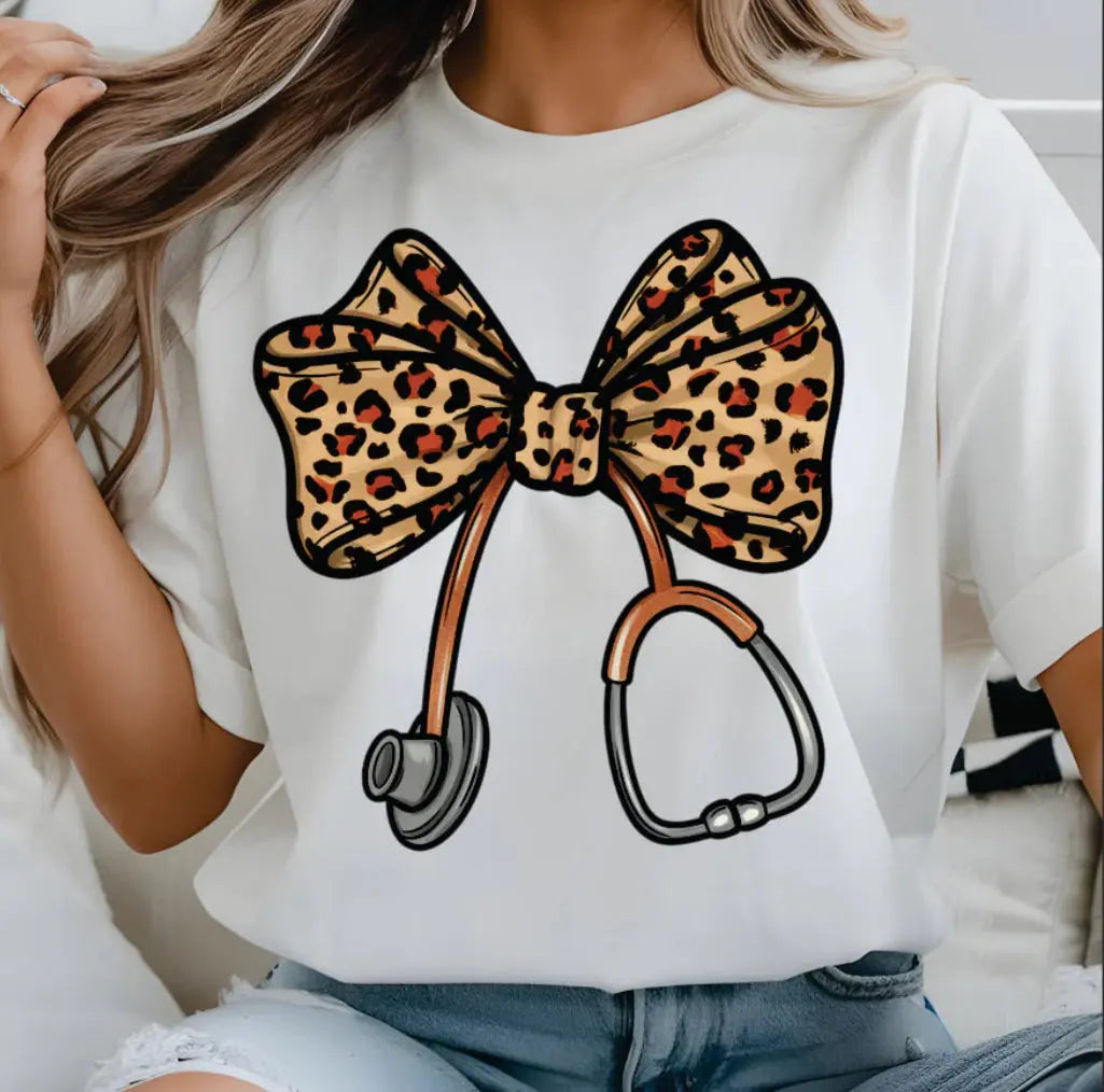 Leopard stethoscope K's Crafty Vibes Co.