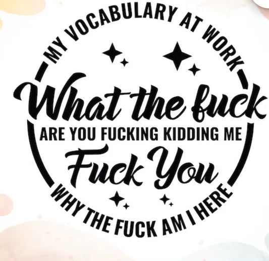 My Vocabulary At Work