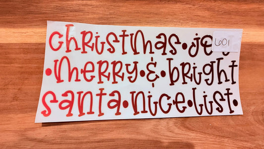 #601 Christmas Joy K's Krafty Barn