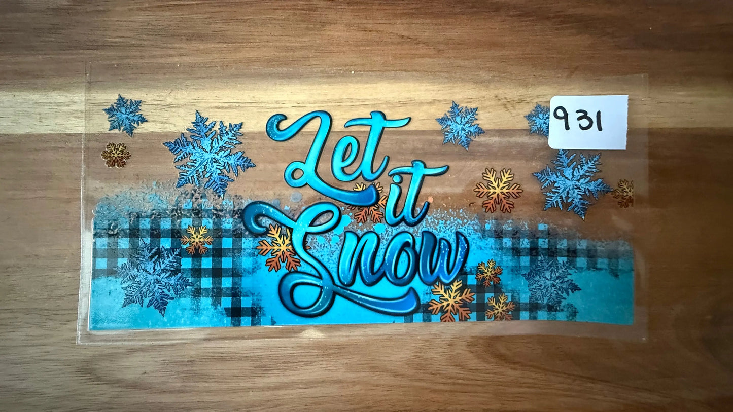 #931 Let it snow K's Krafty Barn