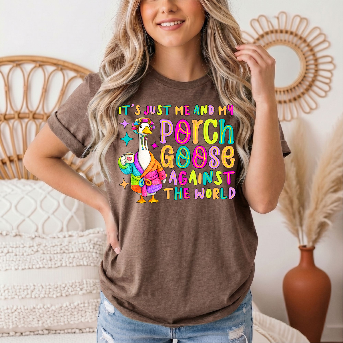 Me and My Porch Goose Against the World Graphic Tee