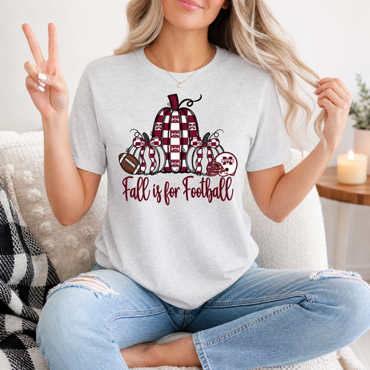 Fall Is For Football - Mississippi State Premium Graphic Tee
