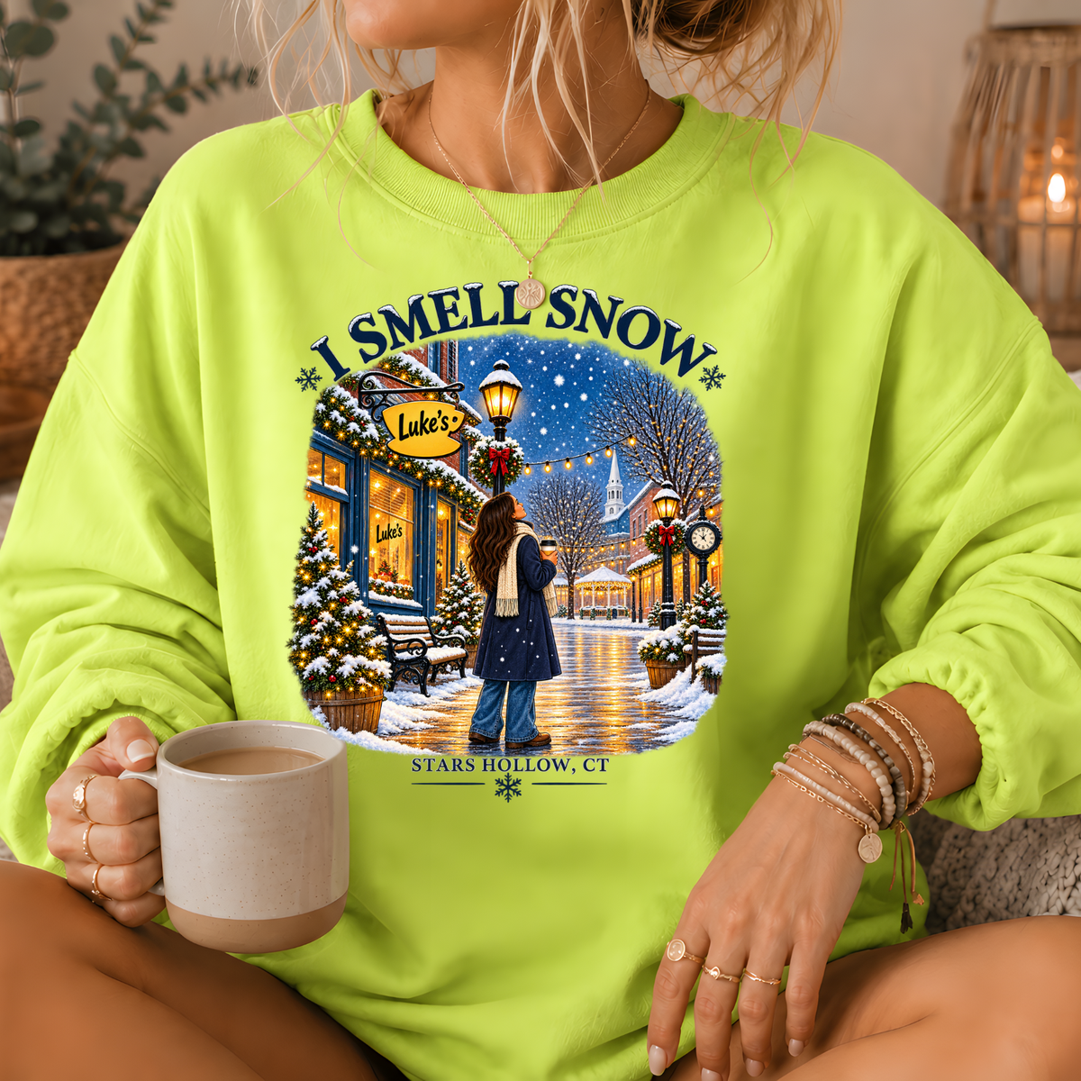 I Smell Snow Crewneck Sweatshirt