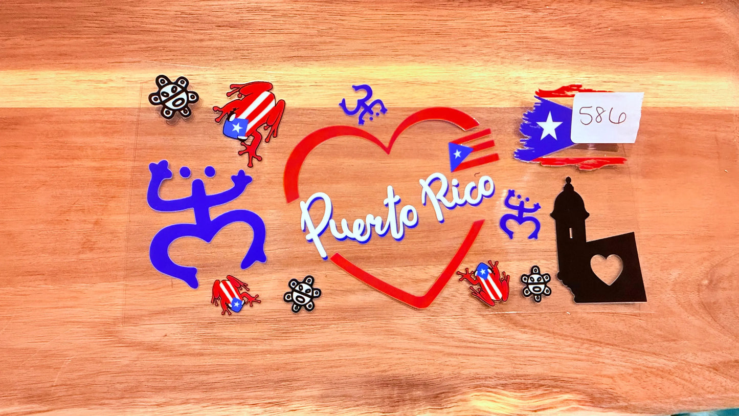 #586 Puerto Rico Heart K's Krafty Barn