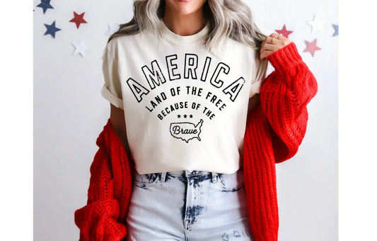 America Land Of The Free K's Crafty Vibes Co.
