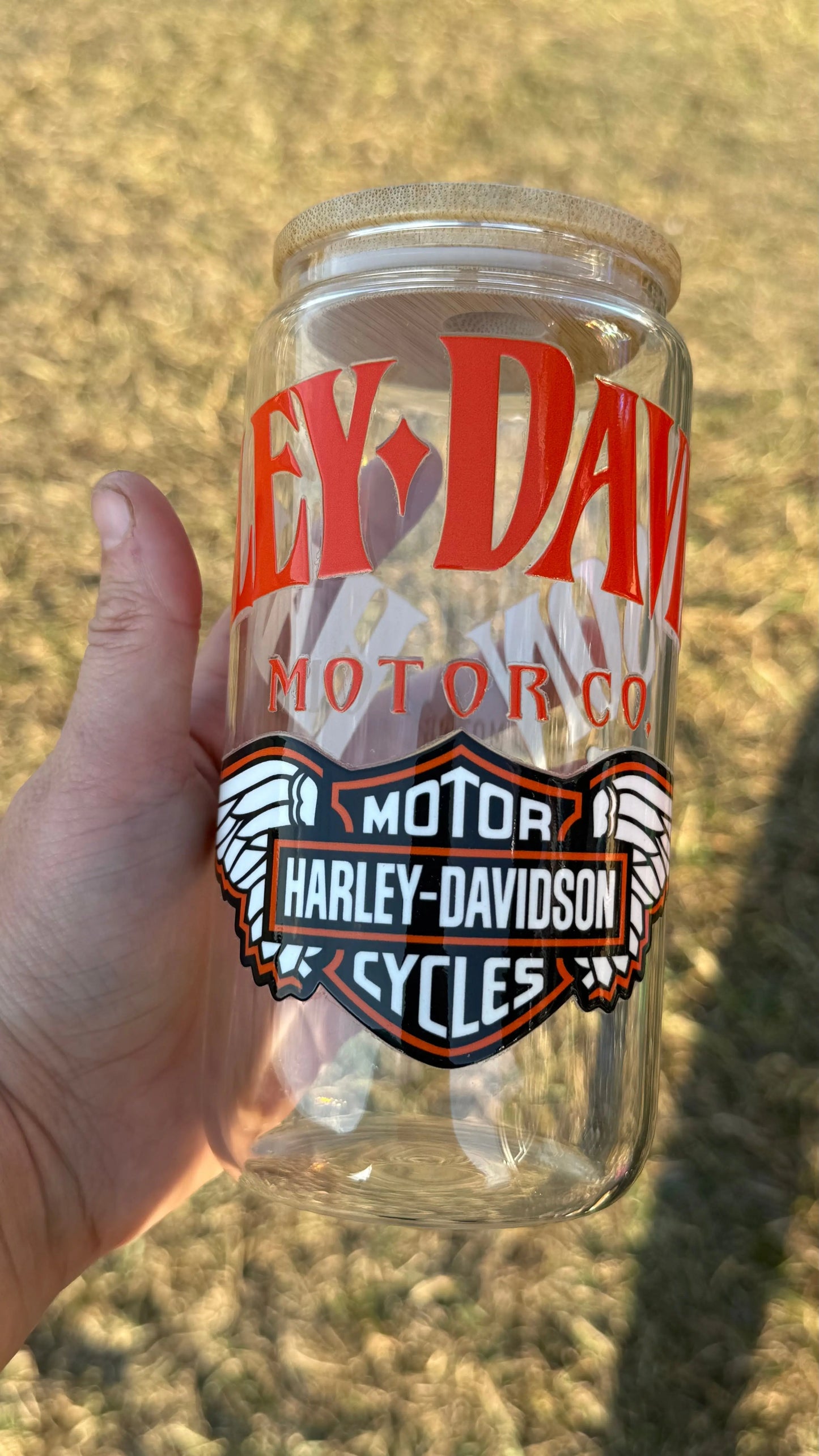 HD 2 16oz Glass Libby K's Crafty Vibes Co.