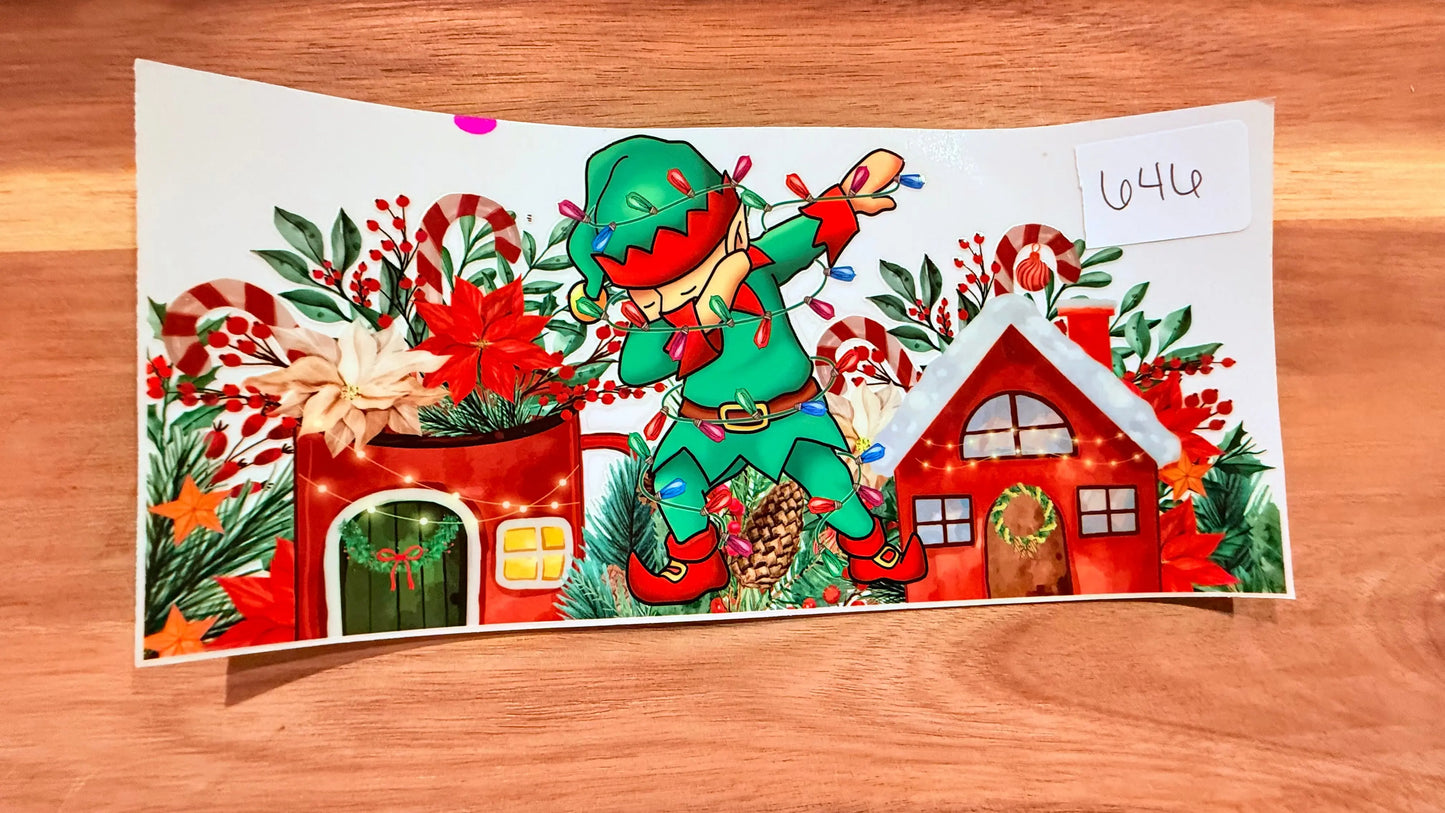 #646 Elf dabbing K's Krafty Barn