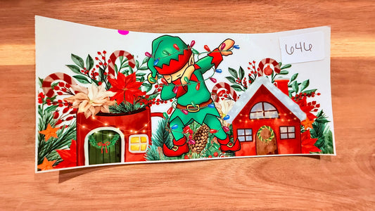 #646 Elf dabbing K's Krafty Barn