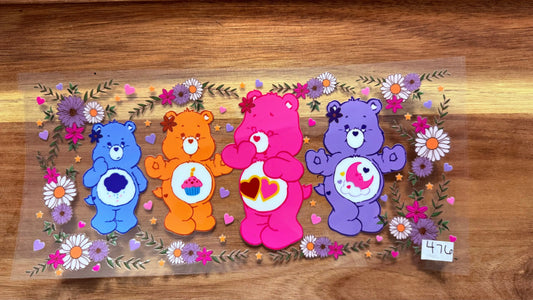 #476 bears with flowers K's Krafty Barn