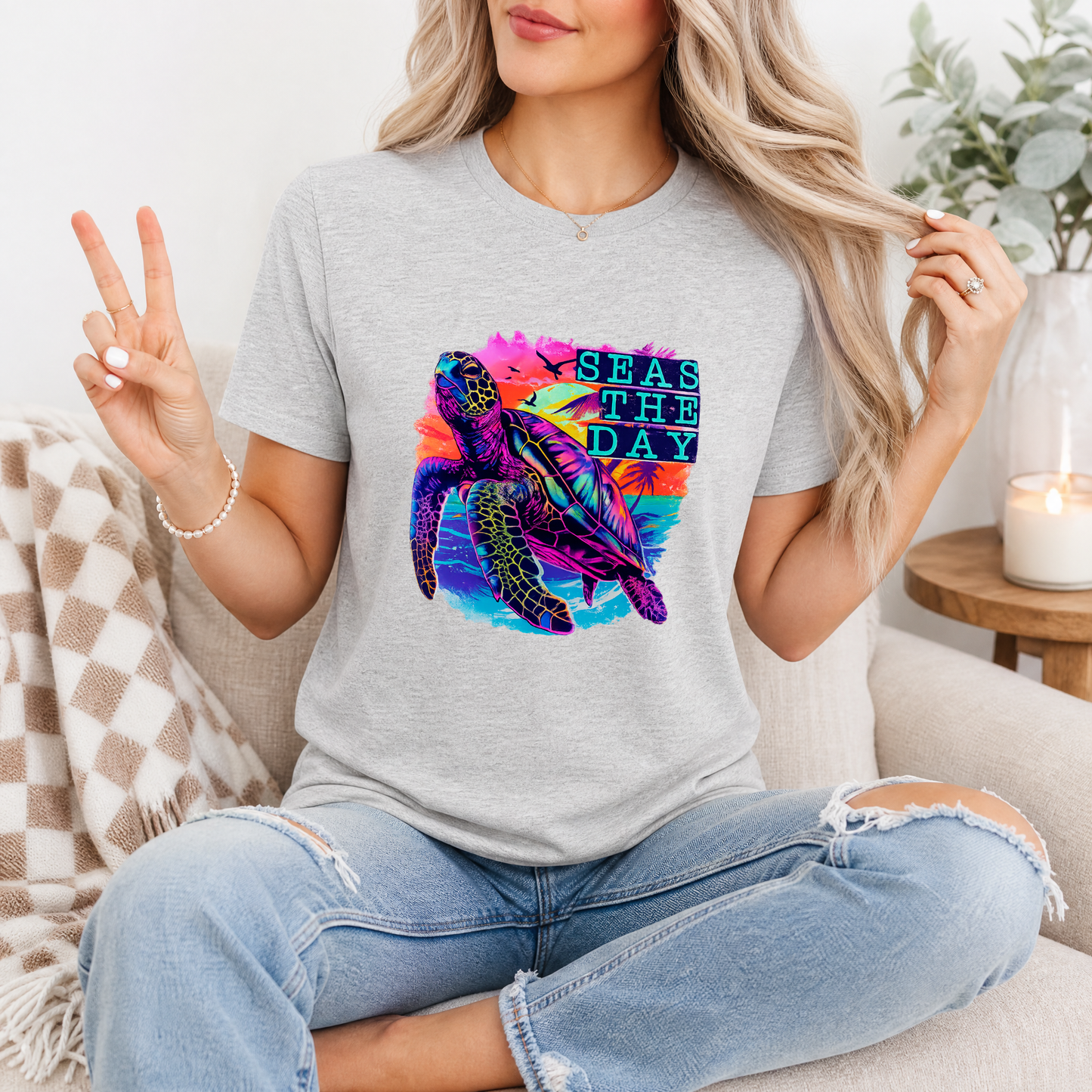 Seas The Day Premium Graphic Tee