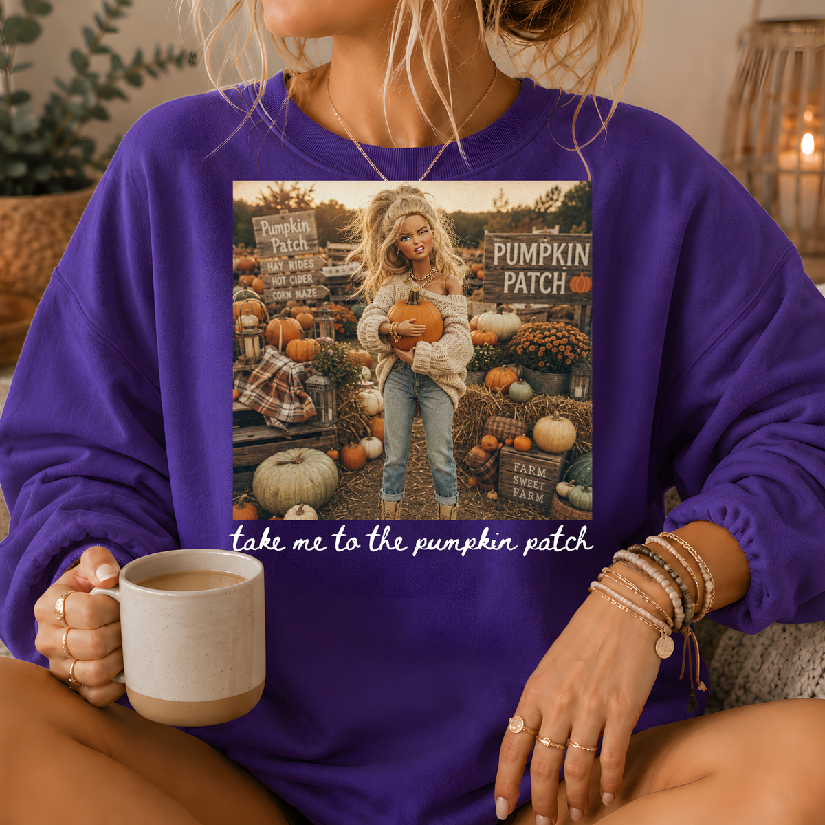 Take Me to the Pumpkin Patch Crewneck Sweatshirt