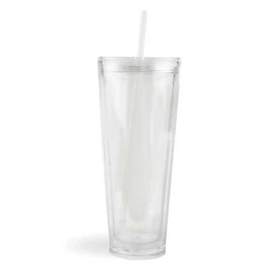24oz Plastic Snowglobe Custom UV DTF Wrapped Tumbler K's Crafty Vibes Co.